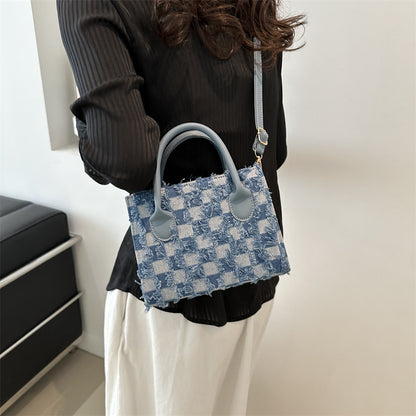 Plaid New Korean Style Bag