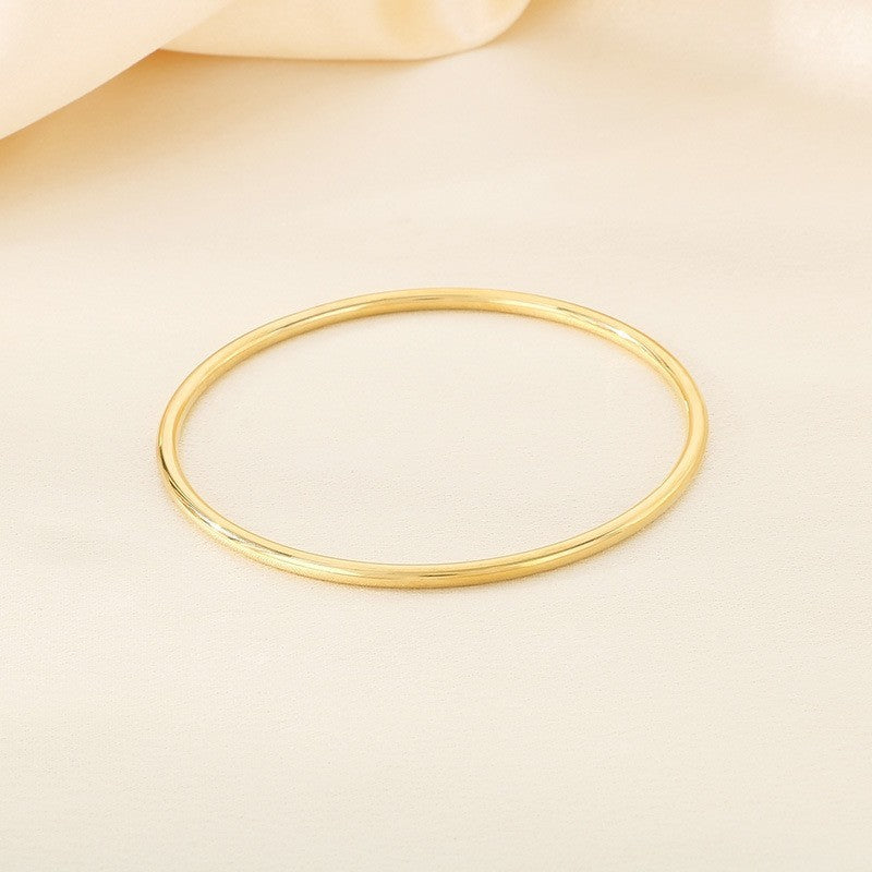 18K Vacuum Vapor Plating Ring Bracelet