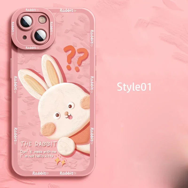 Silicone Cartoon iPhone Case - Viexta