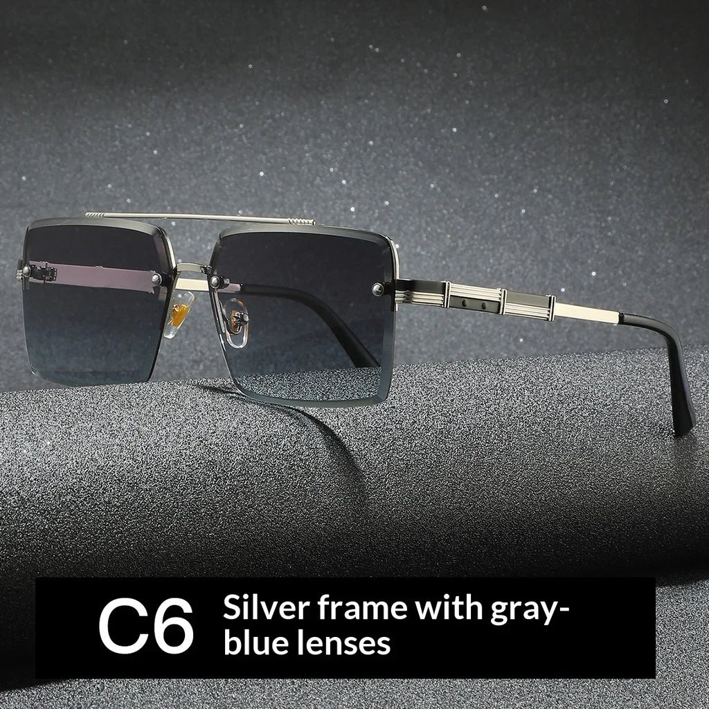 Mens Vintage Versatile Driving Sunglasses - Viexta
