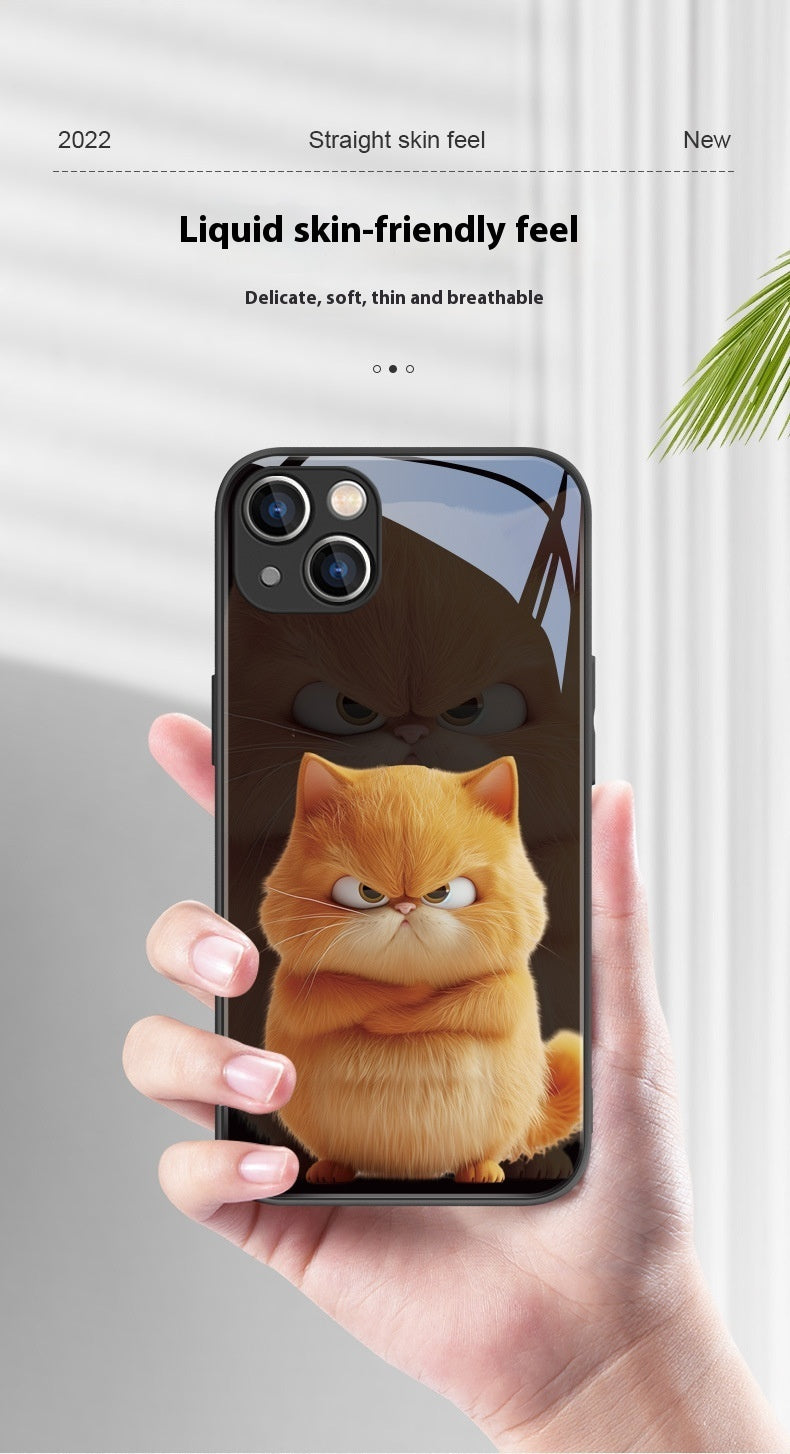 Cat Mirror Niche Samsung Phone Case