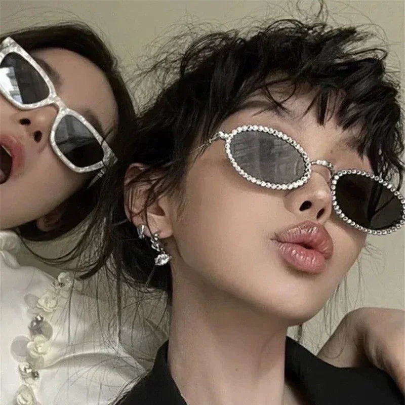 full-diamond-oval-sunglasses - Viexta