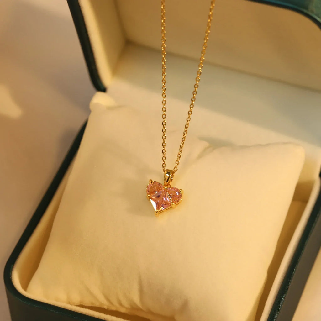 Princess Heart Clavicle Chain - Viexta