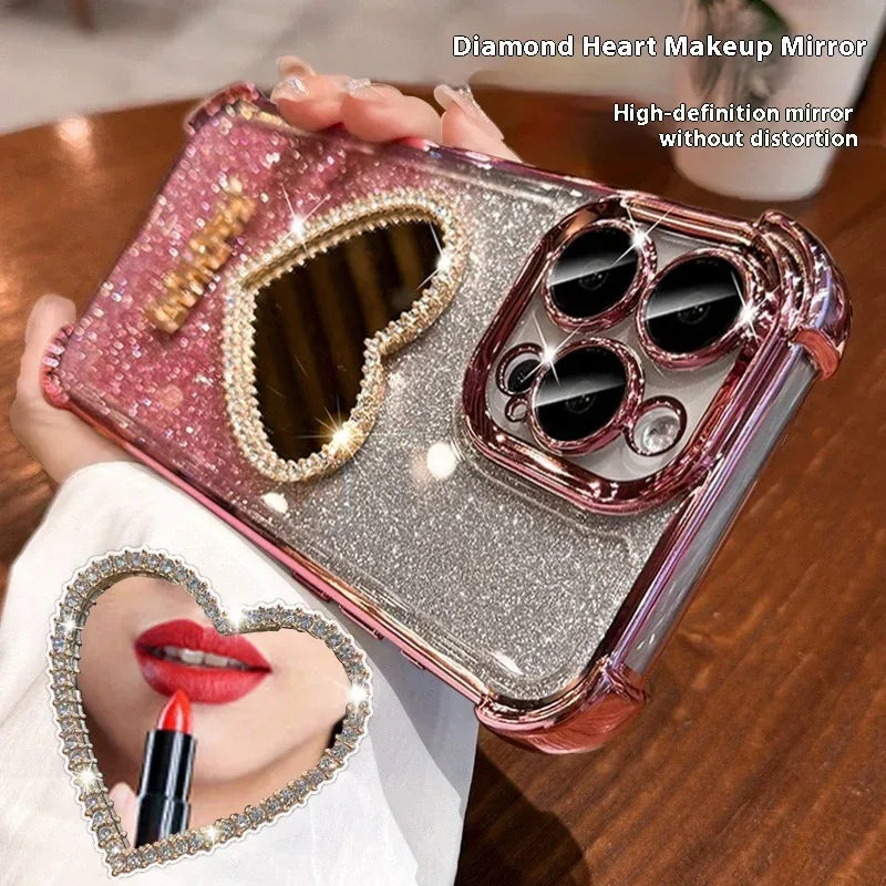 Drop-resistant Mirror Luxury iPhone case - Viexta