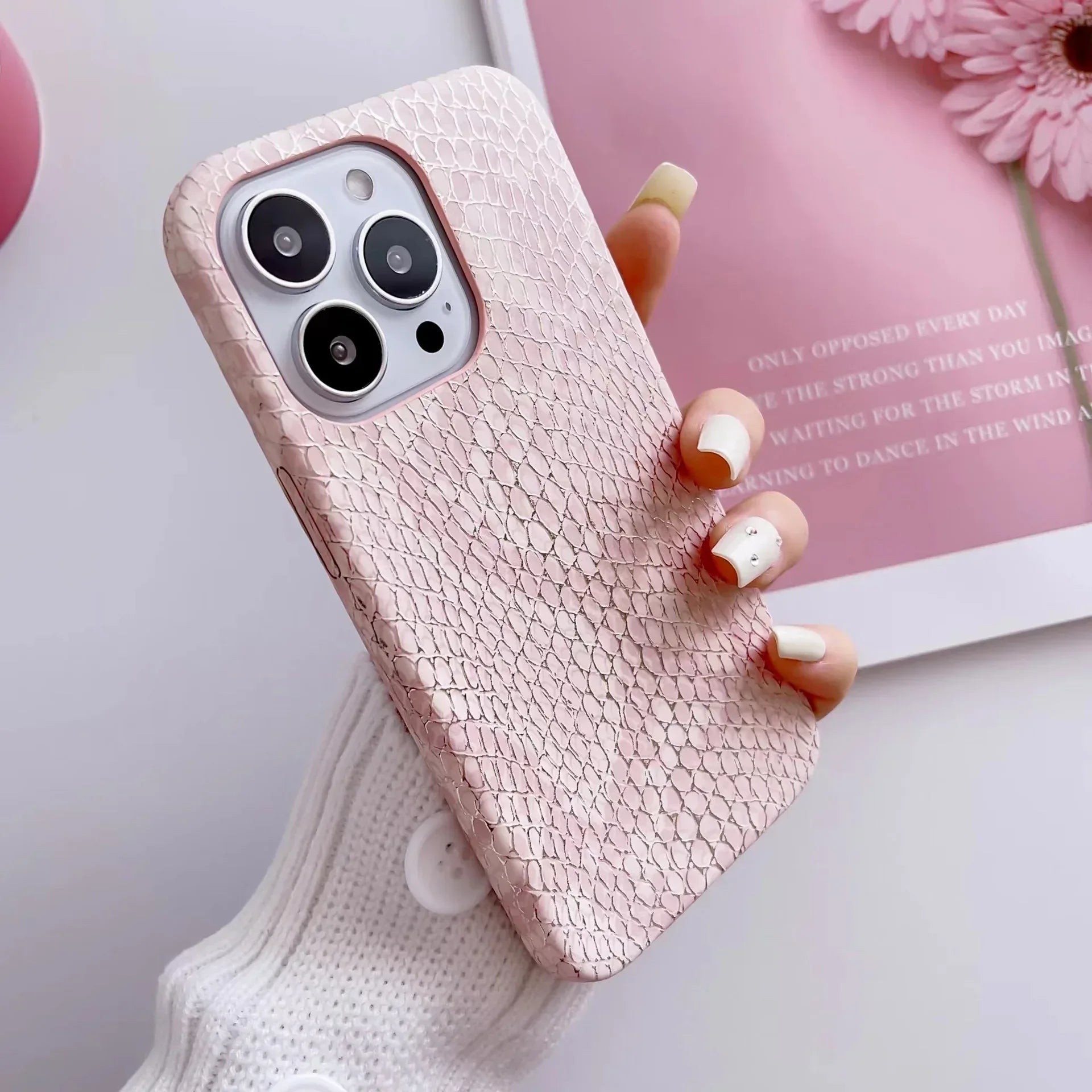 Leather Patch iPhone Case - Viexta