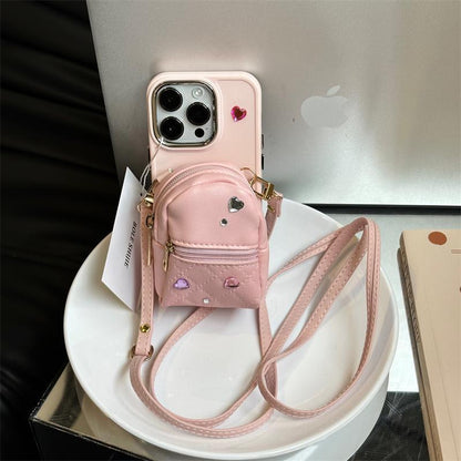 Crossbody Bag iPhone Case With Removable Shoulder Strap