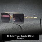 Mens Vintage Versatile Driving Sunglasses - Viexta