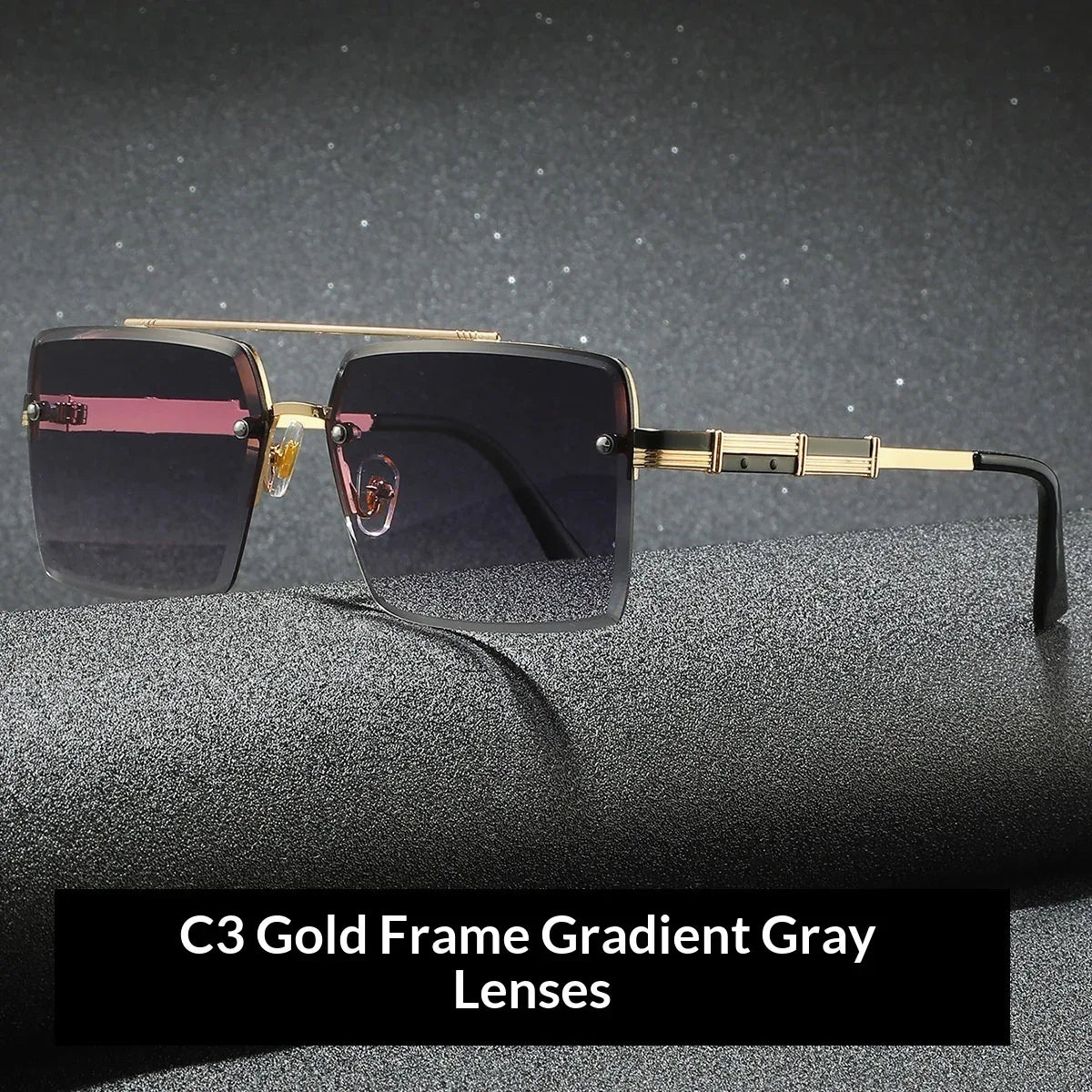 Mens Vintage Versatile Driving Sunglasses - Viexta