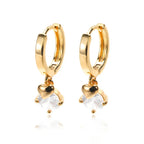 Micro Inlaid Zircon Eardrops - Viexta