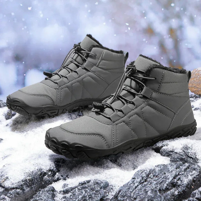 Men's Snow Thick Fleece Sole Sneakers - Viexta