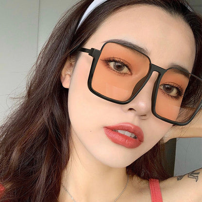 Retro Fashion Net Square Sunglasses