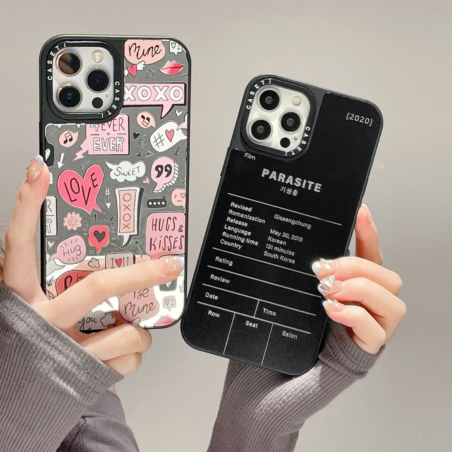 Fun LOVE Letter Mirror iPhone Case - Viexta