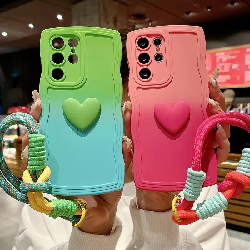 Love S23 Lanyard Samsung Case - Viexta