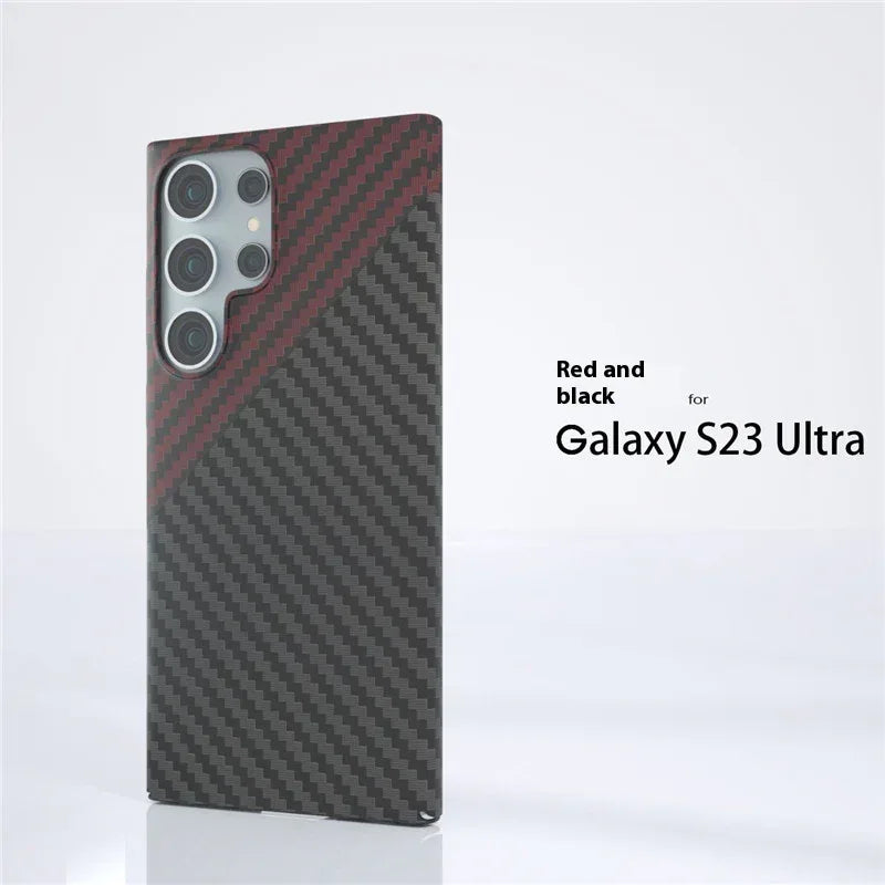 Carbon Fiber Hard Shell Samsung S Series Phone Case - Viexta