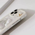 Raw Pearl Heart Shape iPhone Case - Viexta