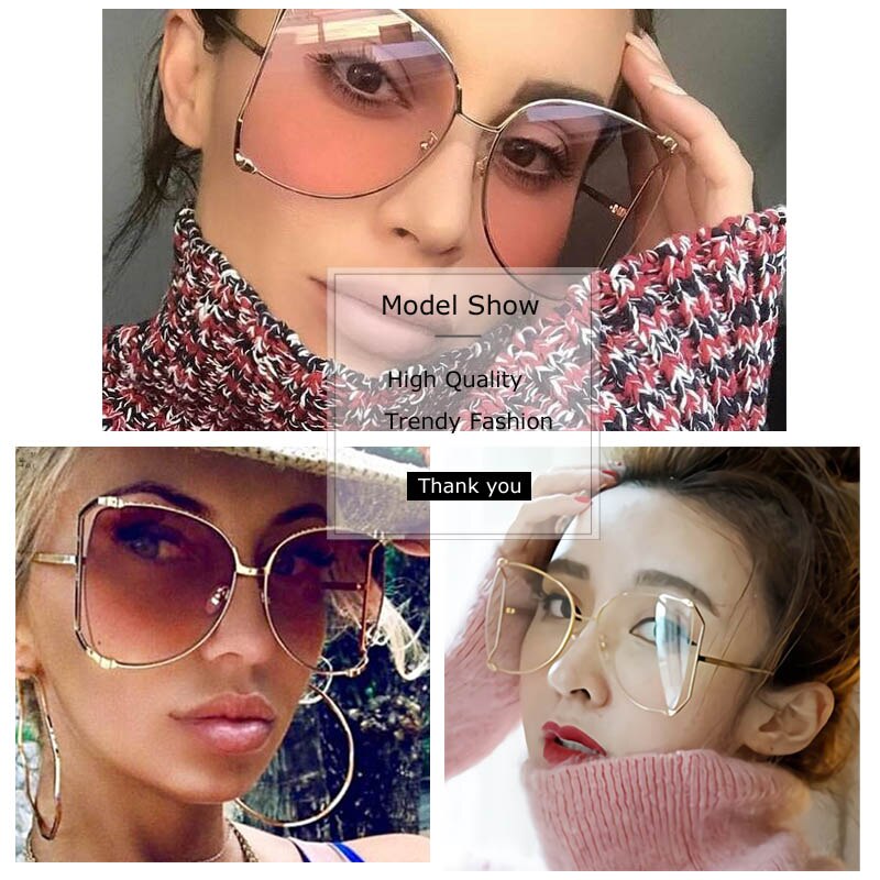 Oversized D Square Sunglasses
