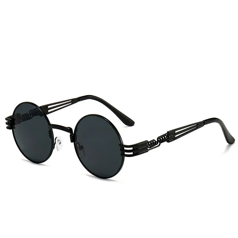 steampunk-round-frame-travel-sunglasses - Viexta