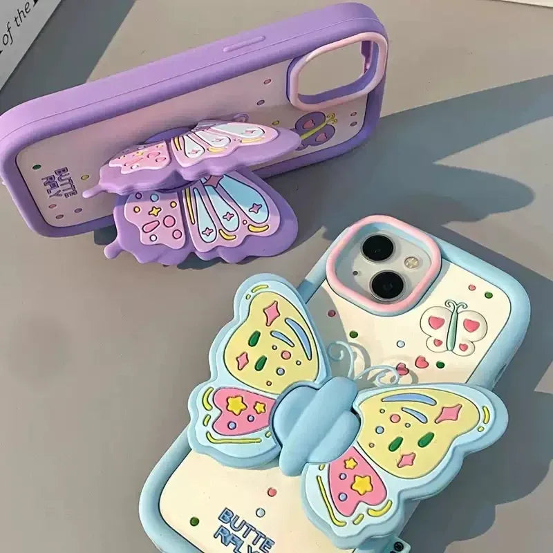 Girl Heart Butterfly Wings iPhone Case - Viexta