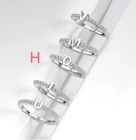 s925-sterling-silver-micro-inlaid-letters-ring - Viexta