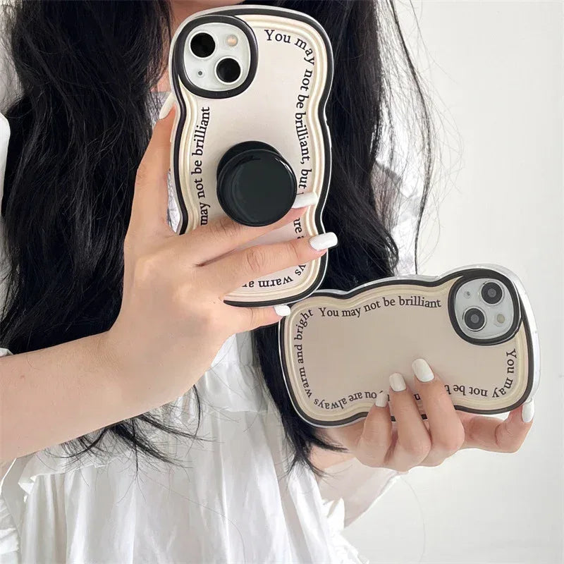 Ring English Twist Bracket iPhone Case - Viexta