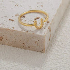 Double Layer Zircon Ring - Viexta