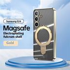 Transparent Plating Bracket Silicone Samsung Protective case