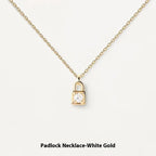 S925 Sterling Silver Locke & Key Necklace - Viexta