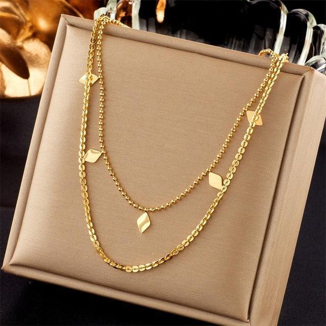316L Stainless Steel Beaded Necklace - Viexta