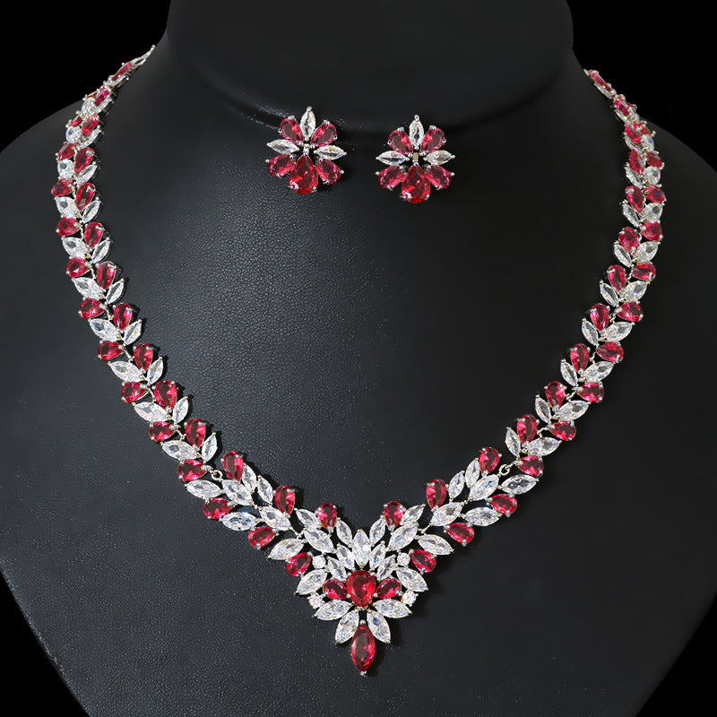 bride-zircon-diamond-necklace-earring-set