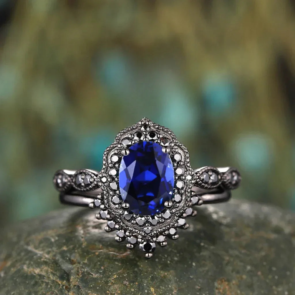 Retro Gun Black Ring - Viexta