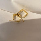 Minimalist Square Hoops - Viexta