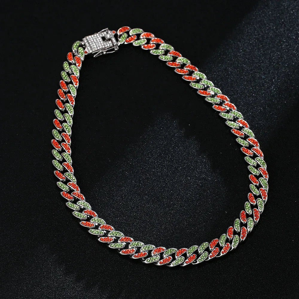 diamond-inlaid-necklace - Viexta