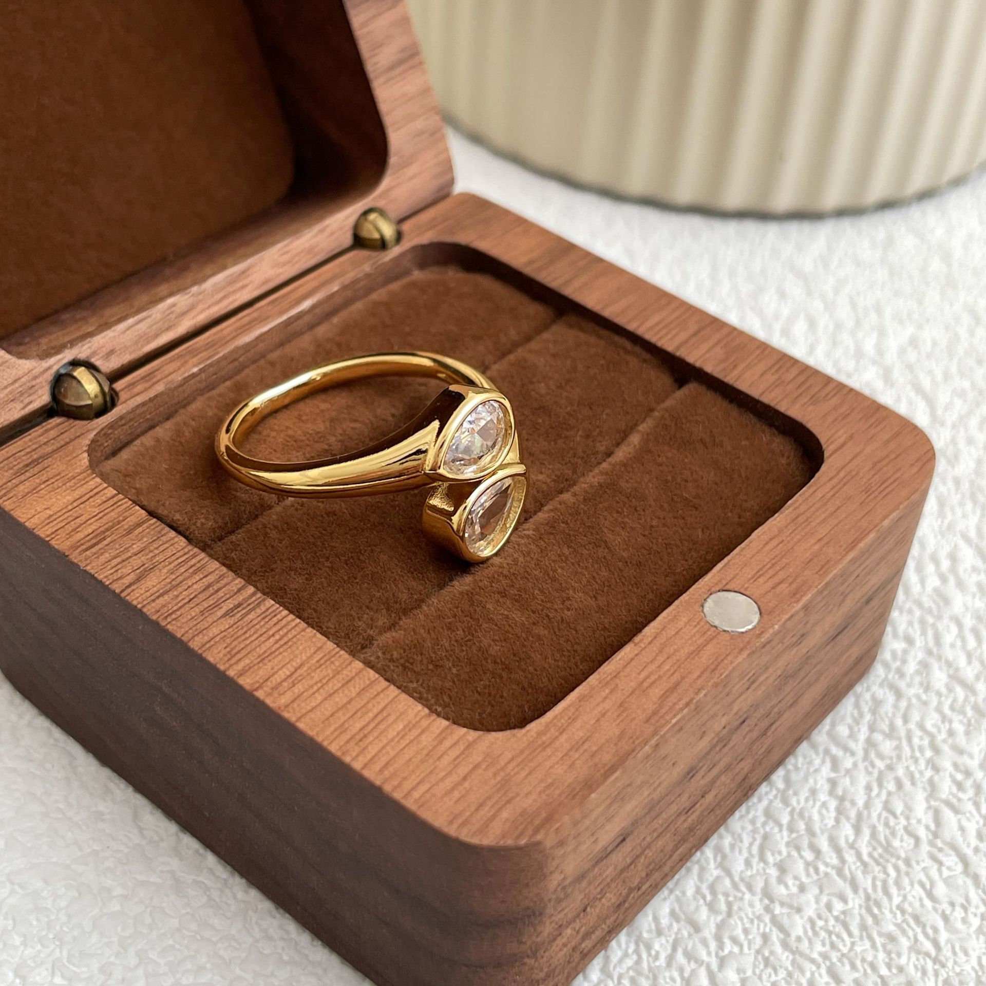 Feng Shui Drop-Shaped Ring