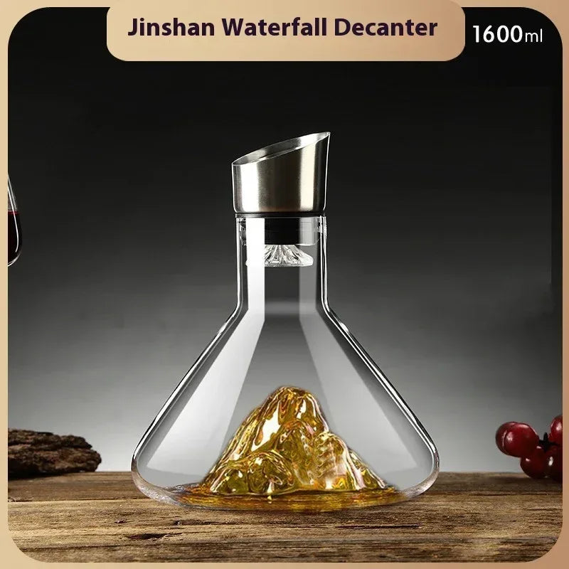 Iceberg Waterfall Crystal Glass Wine - Viexta