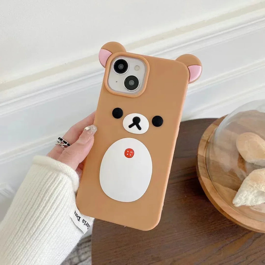 cute-cartoon-silicone-iphone-case - Viexta