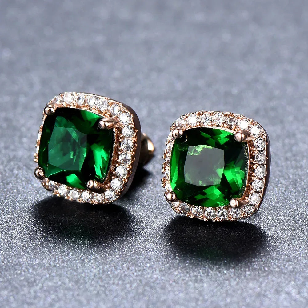 Korean-style Zircon Stud Earrings - Viexta