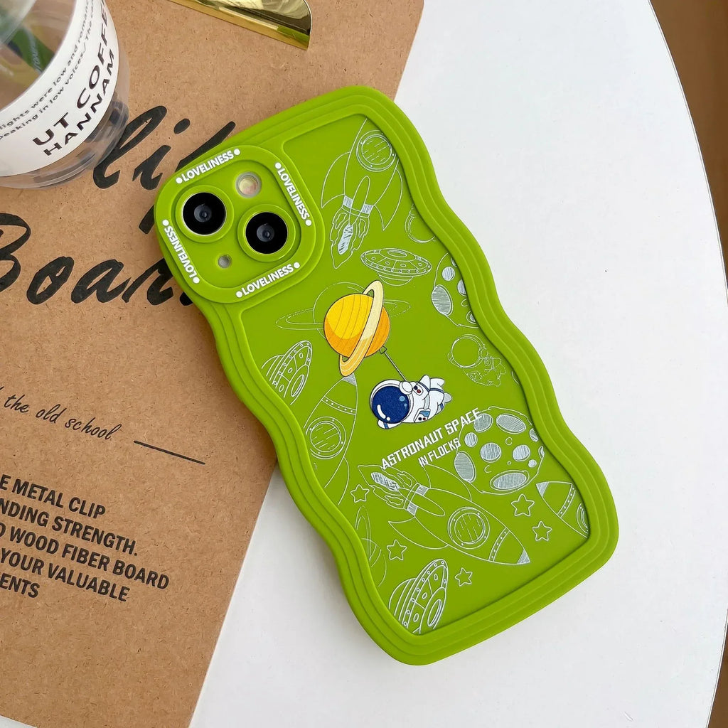 Wave Pattern Printing iPhone Case - Viexta