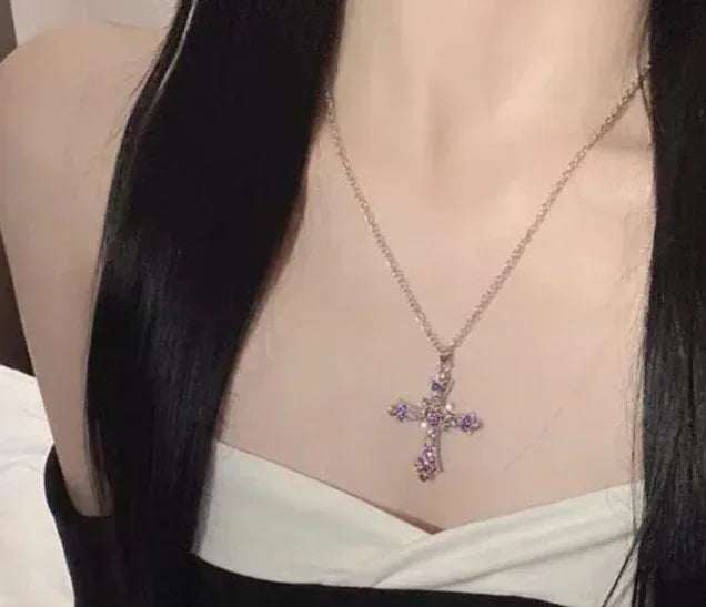 Bohemian Colorful Cross Stainless Steel Chain - Viexta