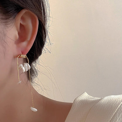 Natural Stone Pull-out Earring