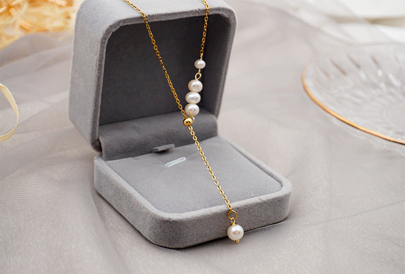 Fresh Water Pearl Grace Clavicle Chain