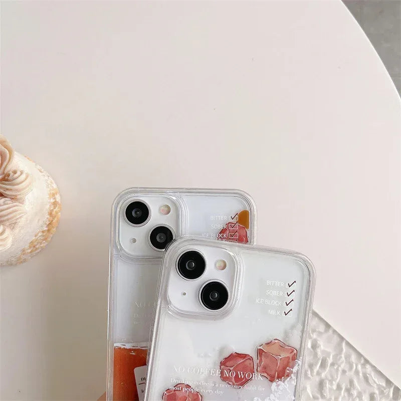 Ice Cube Coffee iPhone Case Hard Shell - Viexta