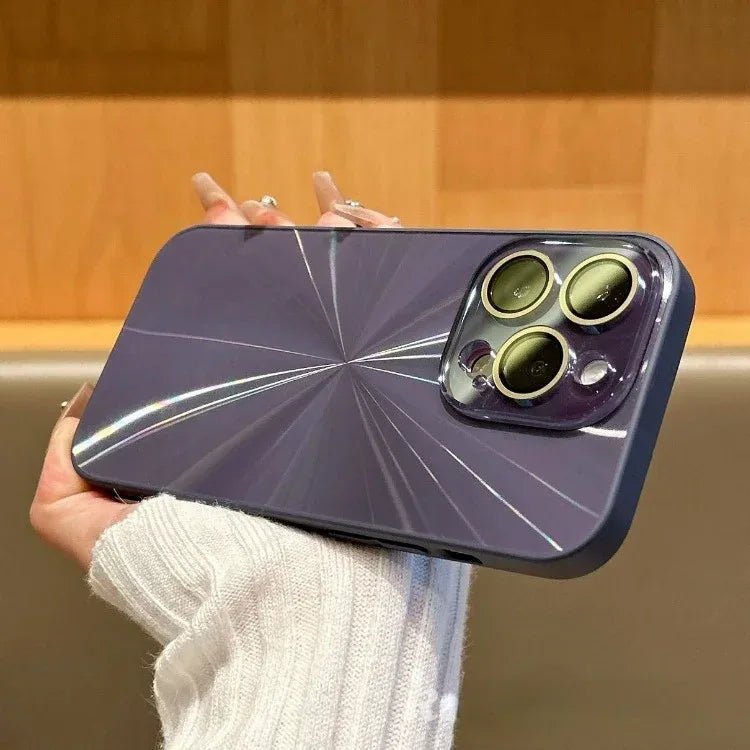 Colorful CD Grain Magnetic Crystal Lens iPhone Case - Viexta