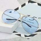 Women's Fashion Lens Sunglasses Gradient Color - Viexta