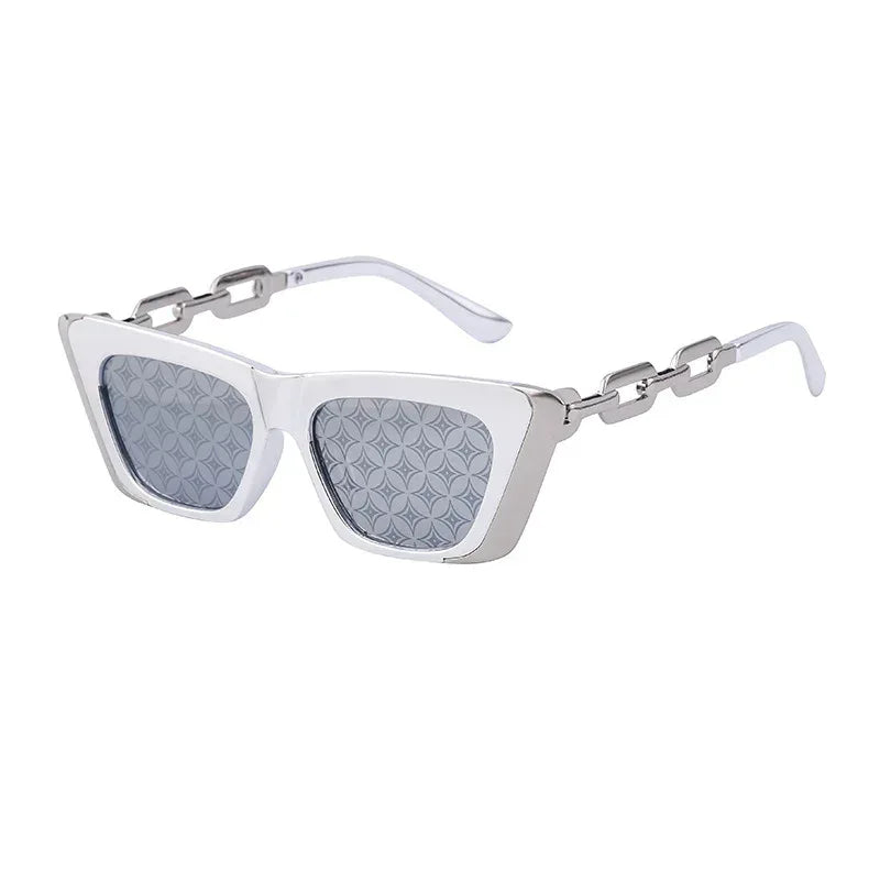 chain-small-frame-sunglasses - Viexta