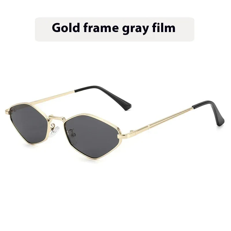 Cat Eye Metal Sunglasses - Viexta