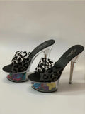 Transparent Stiletto Waterproof High Heels - Viexta