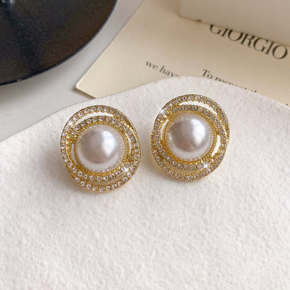 Baroque French Vintage Pearl Earrings