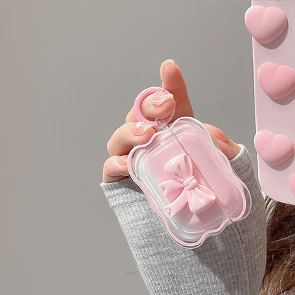 Three-dimensional Bow AirPods Case