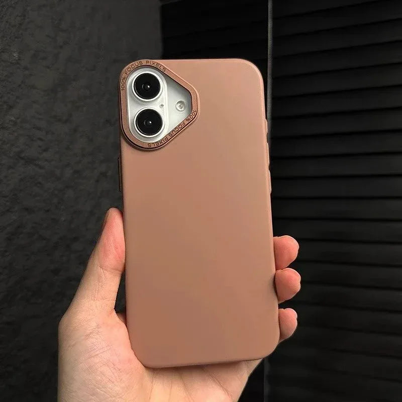 metal-large-hole-ultra-thin-frosted-iphone-case - Viexta