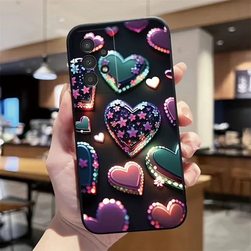 Frosted Heart Ocean Samsung Phone Case - Viexta